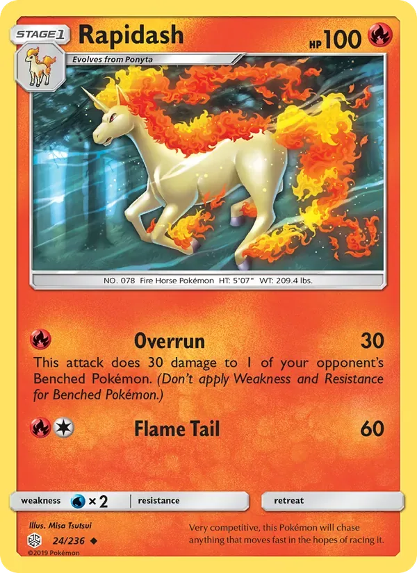 Rapidash, Cosmic Eclipse
