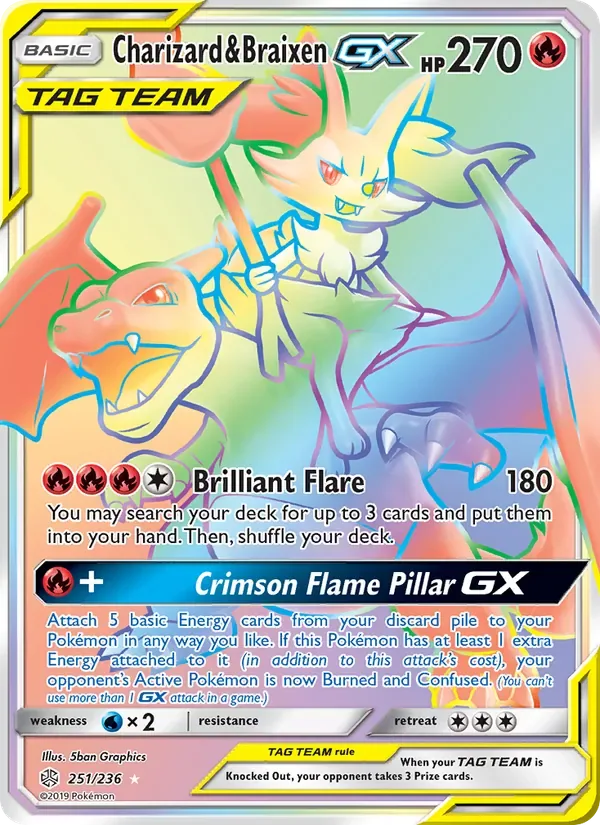 Charizard & Braixen GX, Cosmic Eclipse