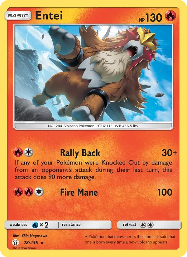 Entei, Cosmic Eclipse