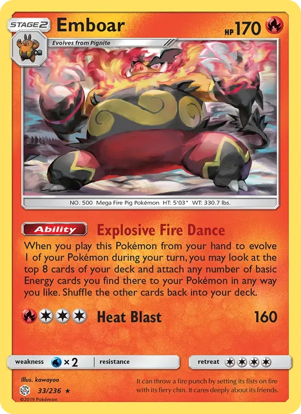 Emboar, Cosmic Eclipse