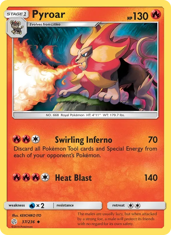 Pyroar, Cosmic Eclipse