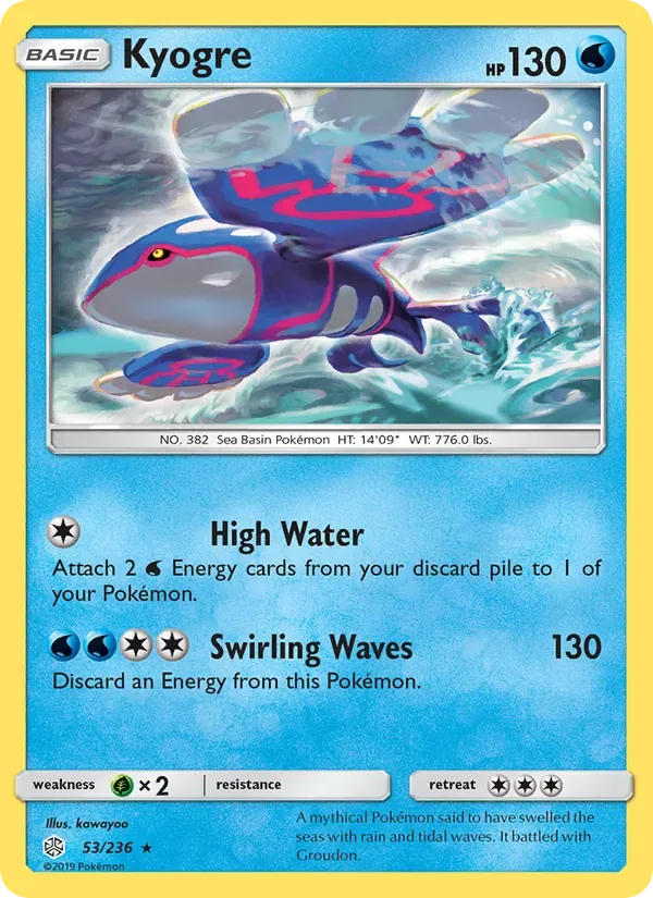 Kyogre, Cosmic Eclipse