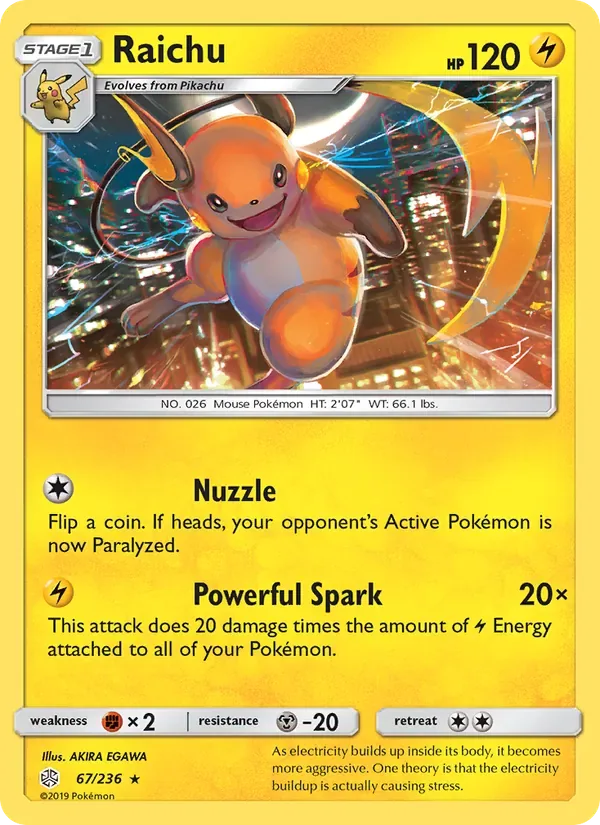 Raichu, Cosmic Eclipse