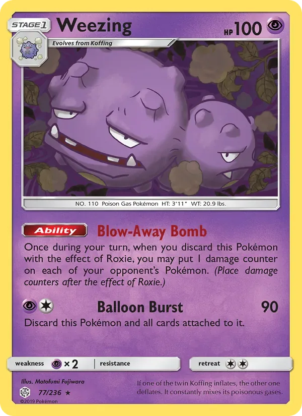 Weezing, Cosmic Eclipse