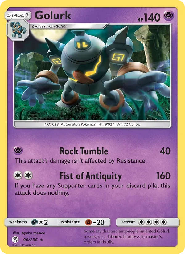 Golurk, Cosmic Eclipse
