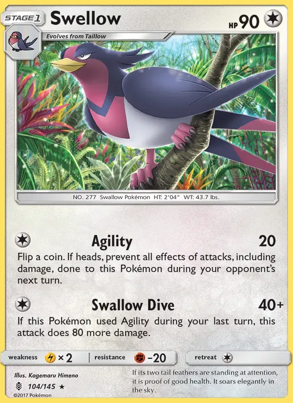 Swellow, Guardians Rising