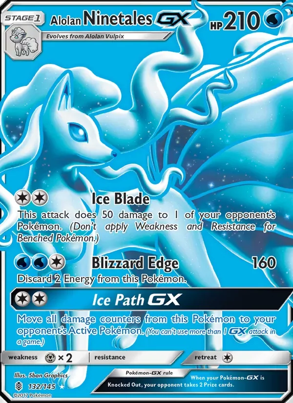 Alolan Ninetales GX, Guardians Rising