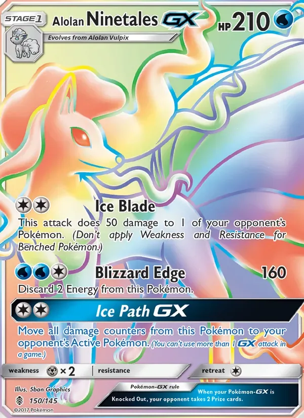 Alolan Ninetales GX, Guardians Rising