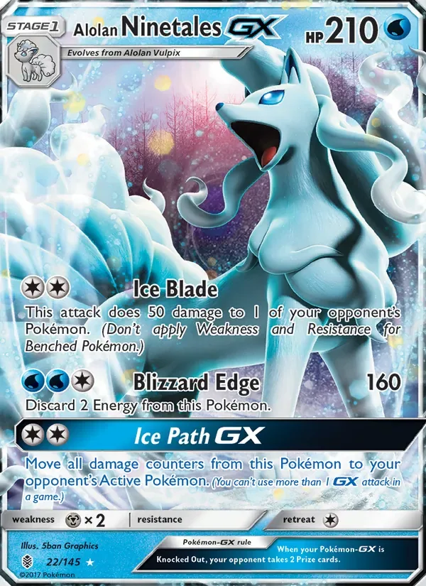 Alolan Ninetales GX, Guardians Rising