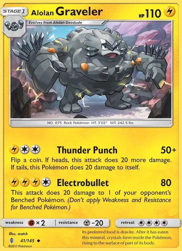 Alolan Graveler, Guardians Rising