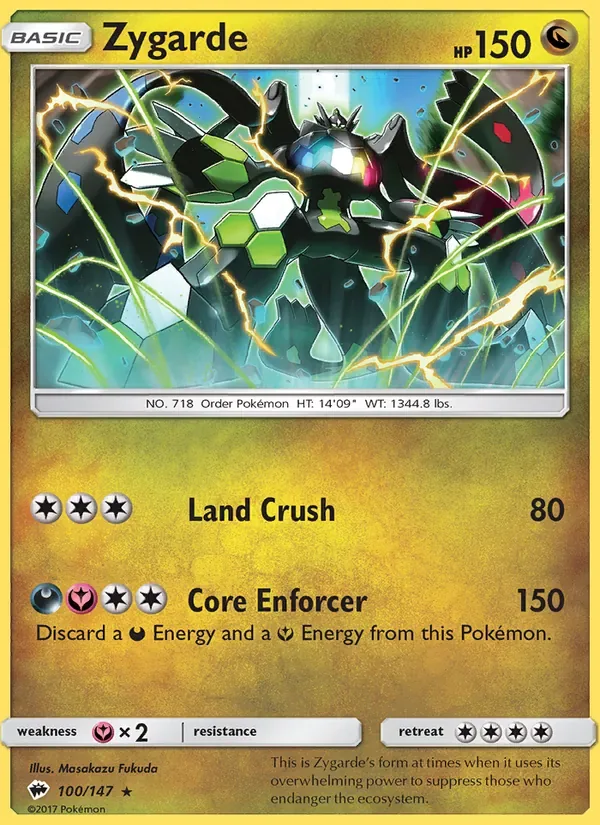 Zygarde, Burning Shadows