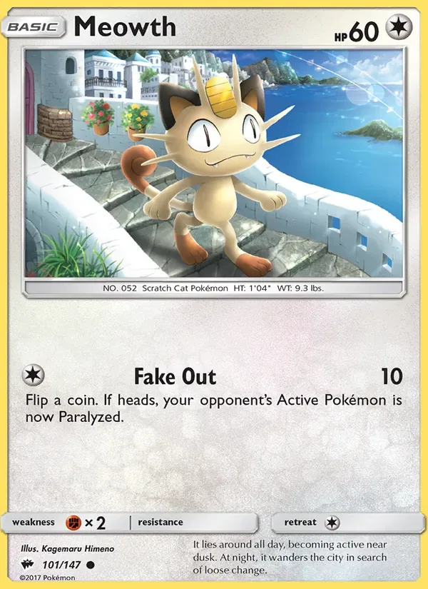 Meowth, Burning Shadows