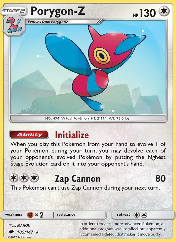 Porygon-Z, Burning Shadows
