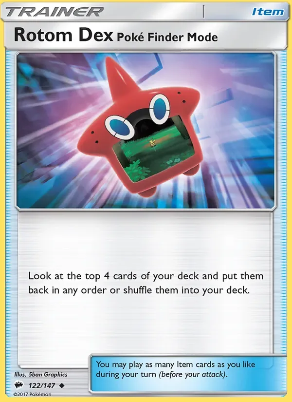 Rotom Dex—Poké Finder Mode, Burning Shadows