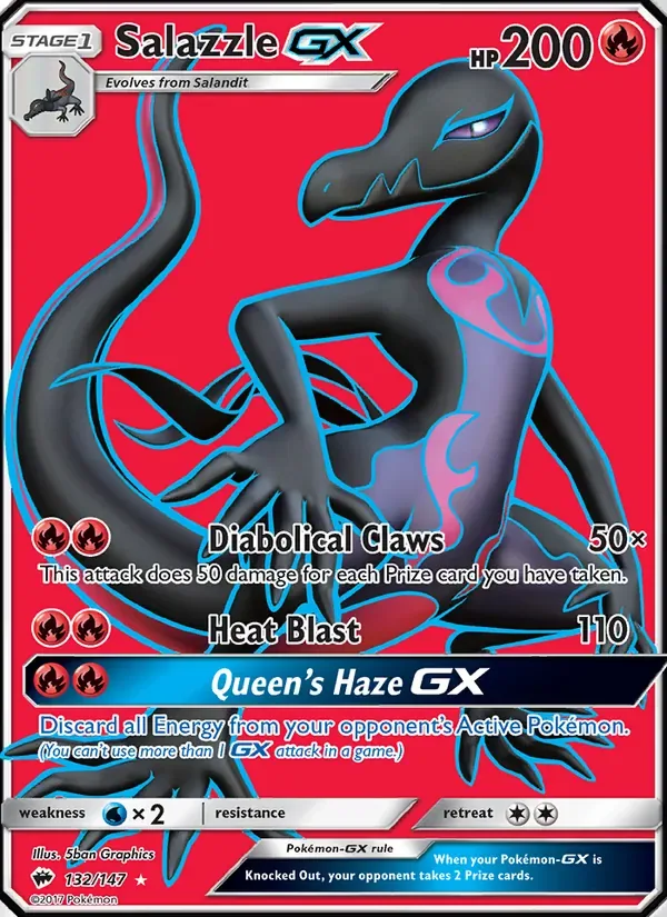 Salazzle GX, Burning Shadows