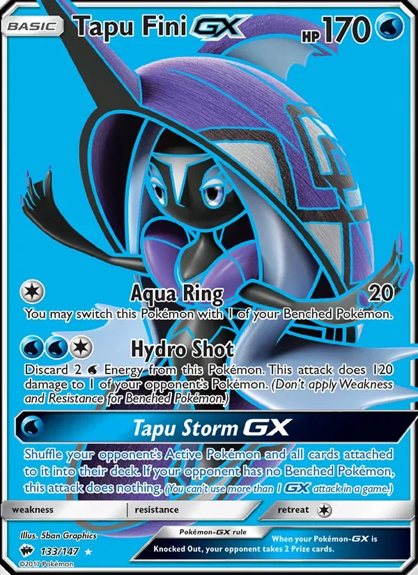 Tapu Fini GX, Burning Shadows