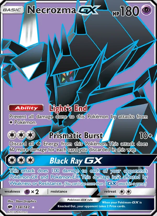 Necrozma GX, Burning Shadows