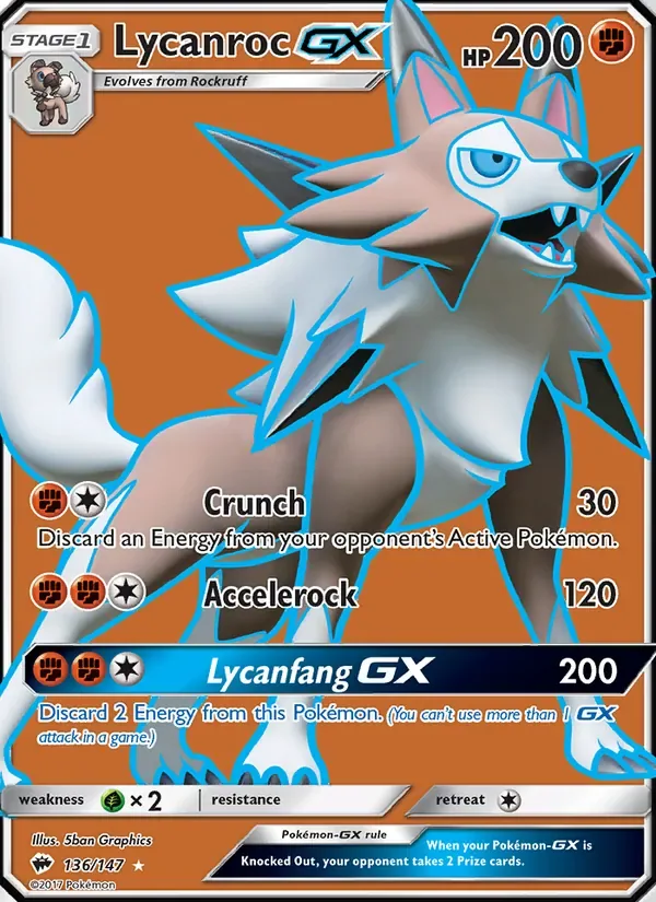 Lycanroc GX, Burning Shadows