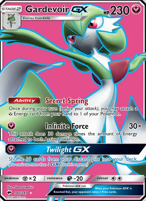 Gardevoir GX, Burning Shadows