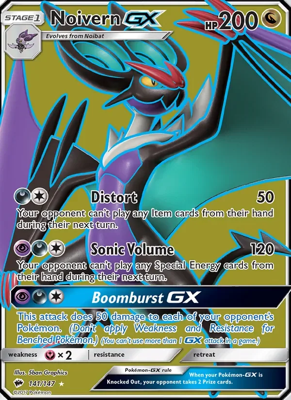 Noivern GX, Burning Shadows
