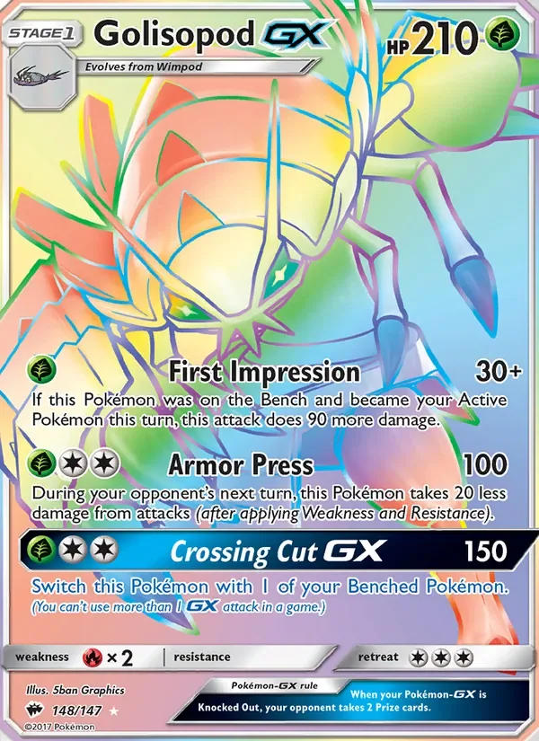 Golisopod GX, Burning Shadows