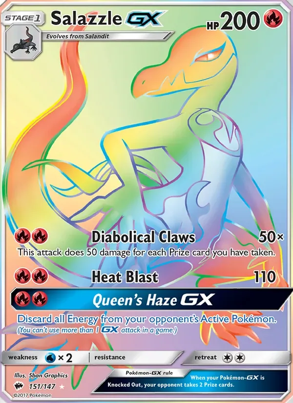 Salazzle GX, Burning Shadows