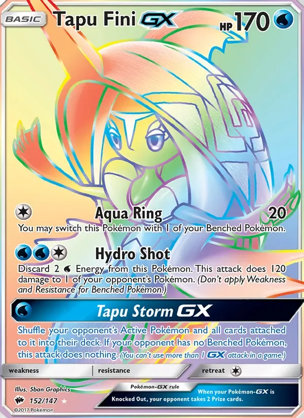 Tapu Fini GX, Burning Shadows