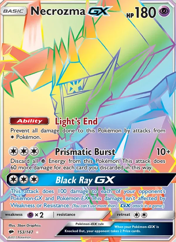 Necrozma GX, Burning Shadows