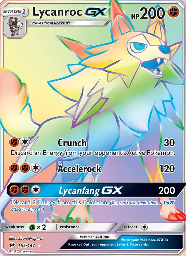 Lycanroc GX, Burning Shadows