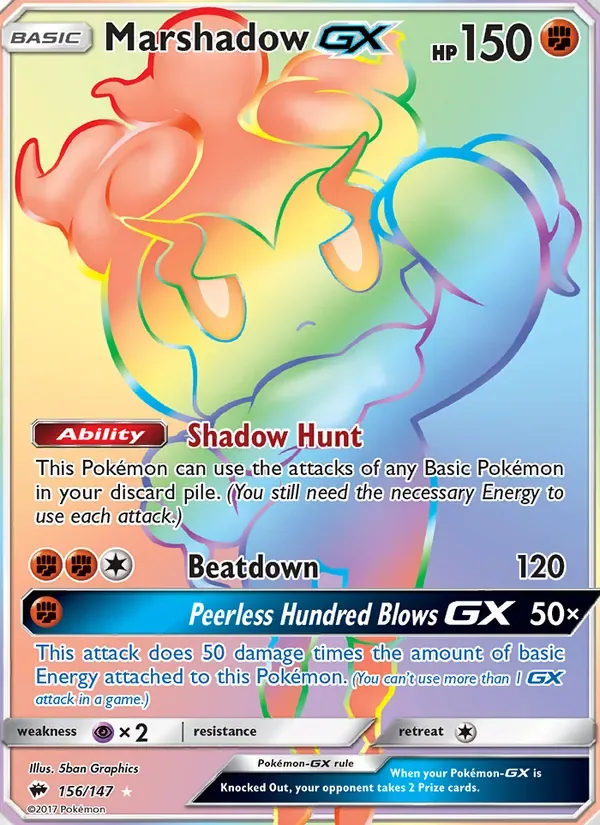 Marshadow GX, Burning Shadows