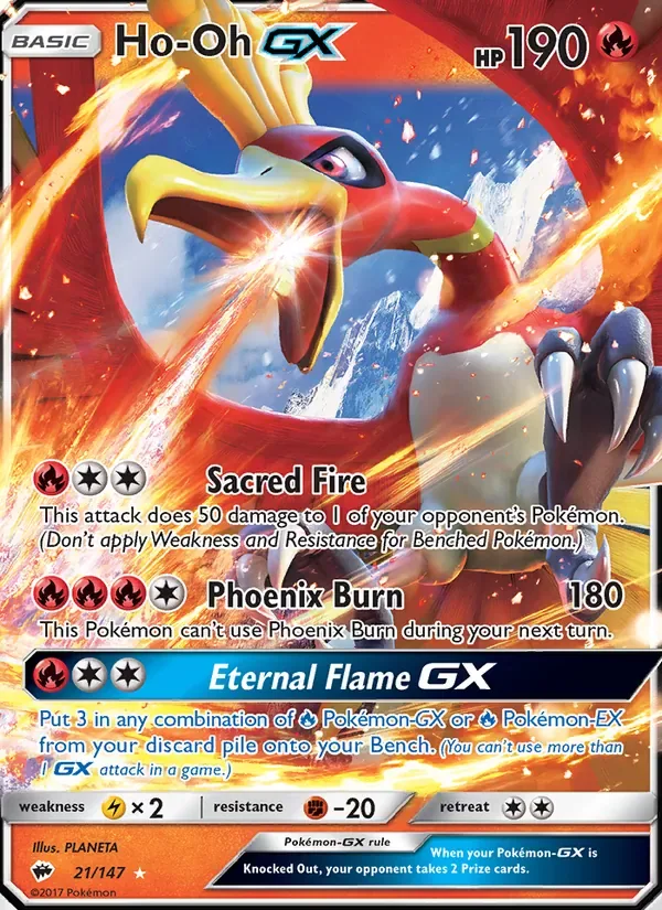 Ho-Oh GX, Burning Shadows
