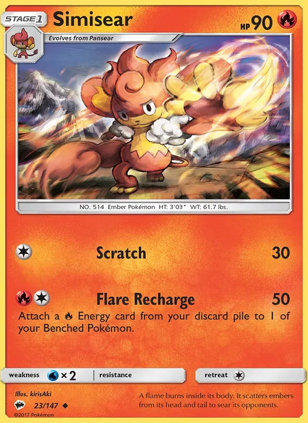 Simisear, Burning Shadows