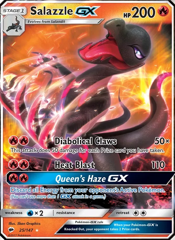 Salazzle GX, Burning Shadows
