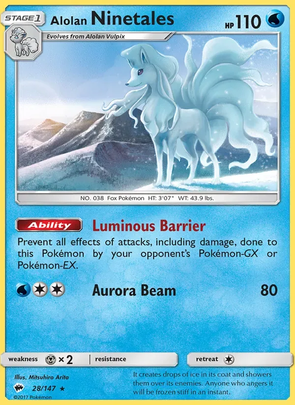 Alolan Ninetales, Burning Shadows