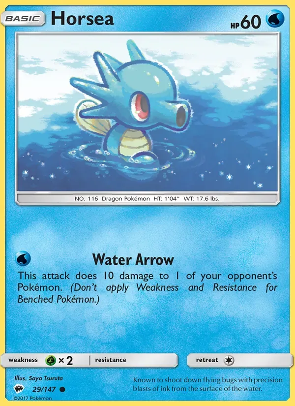 Horsea, Burning Shadows