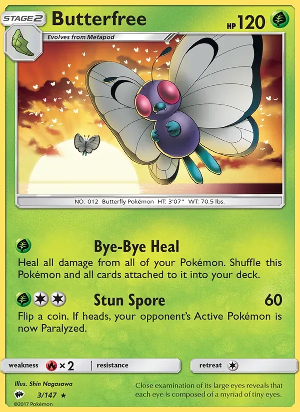 Butterfree, Burning Shadows