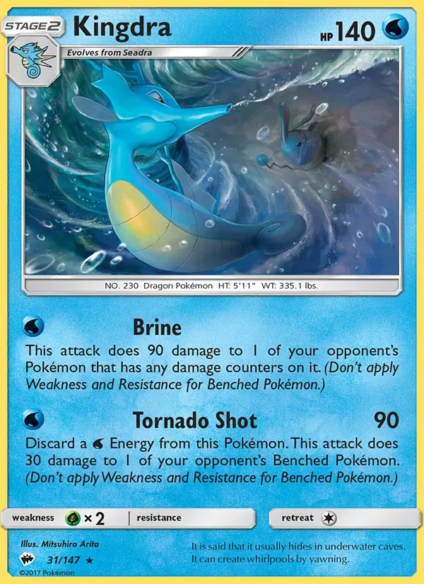 Kingdra, Burning Shadows