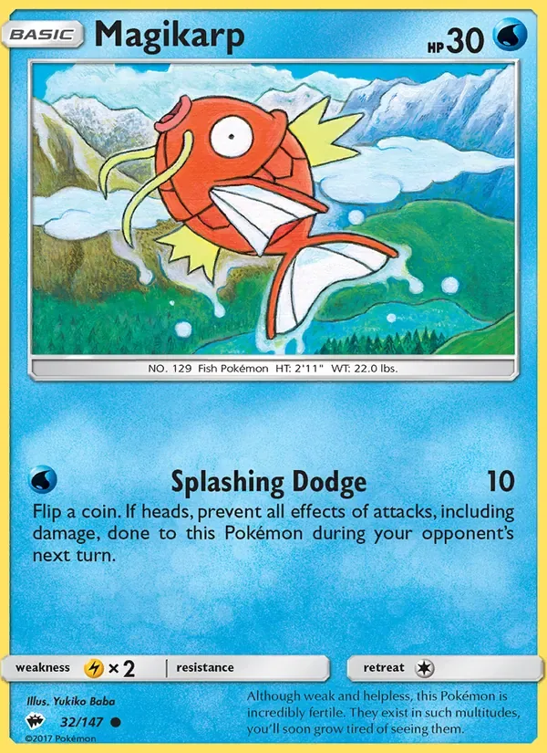 Magikarp, Burning Shadows
