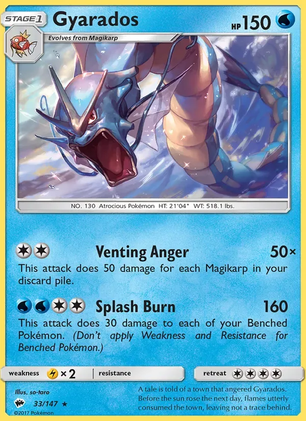 Gyarados, Burning Shadows