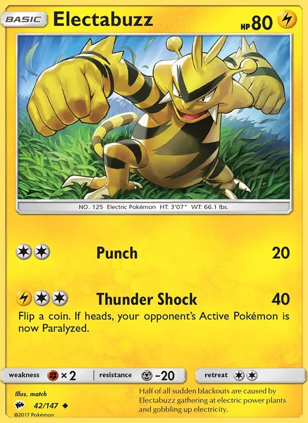 Electabuzz, Burning Shadows