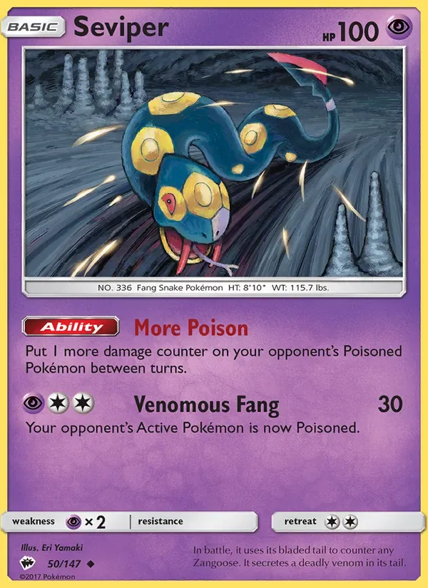 Seviper, Burning Shadows