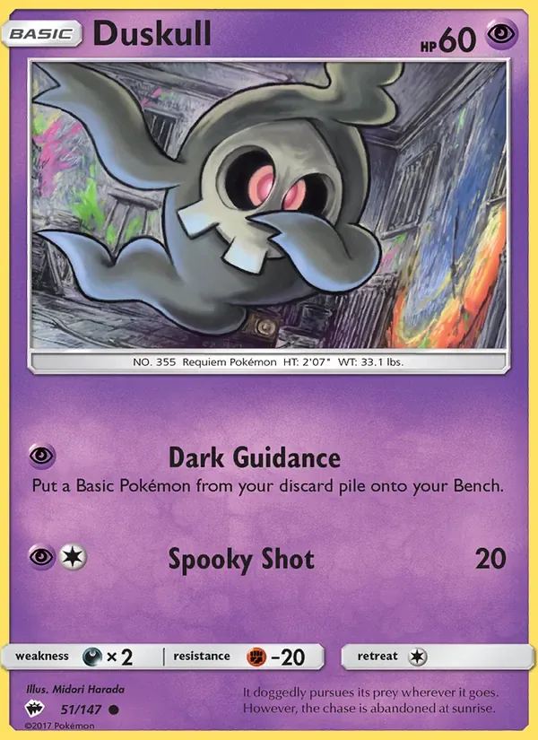 Duskull, Burning Shadows