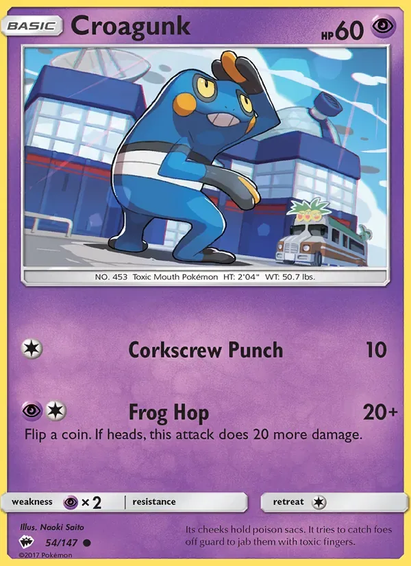 Croagunk, Burning Shadows