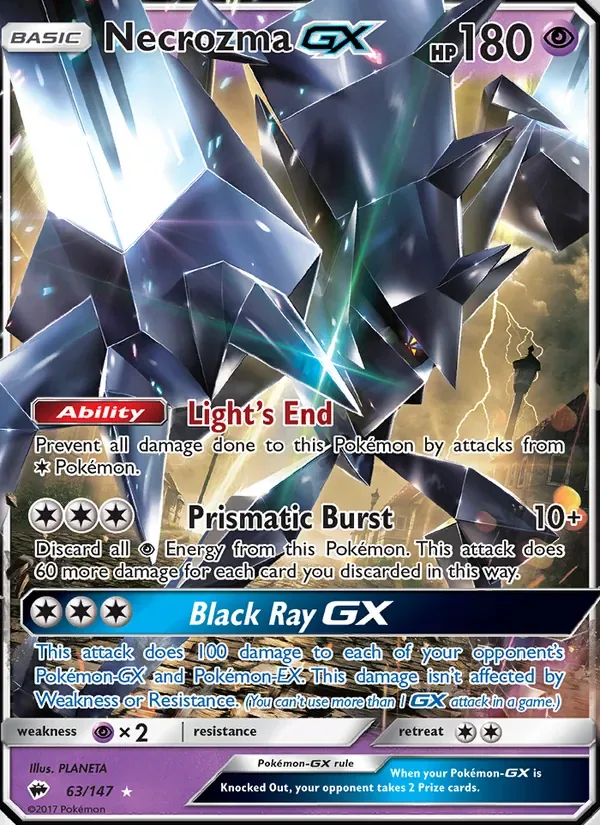 Necrozma GX, Burning Shadows