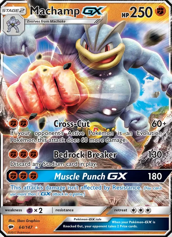 Machamp GX, Burning Shadows