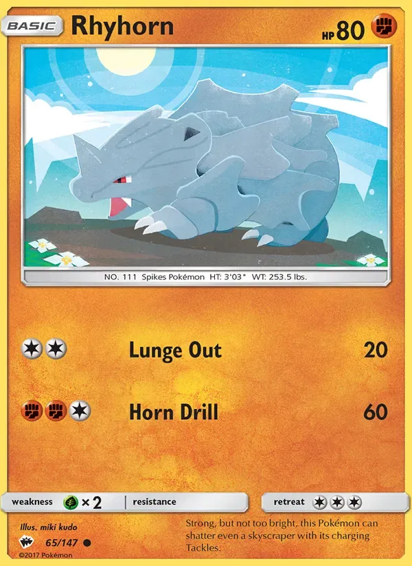 Rhyhorn, Burning Shadows