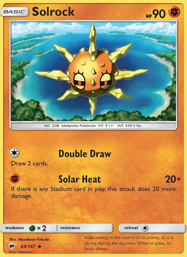 Solrock, Burning Shadows