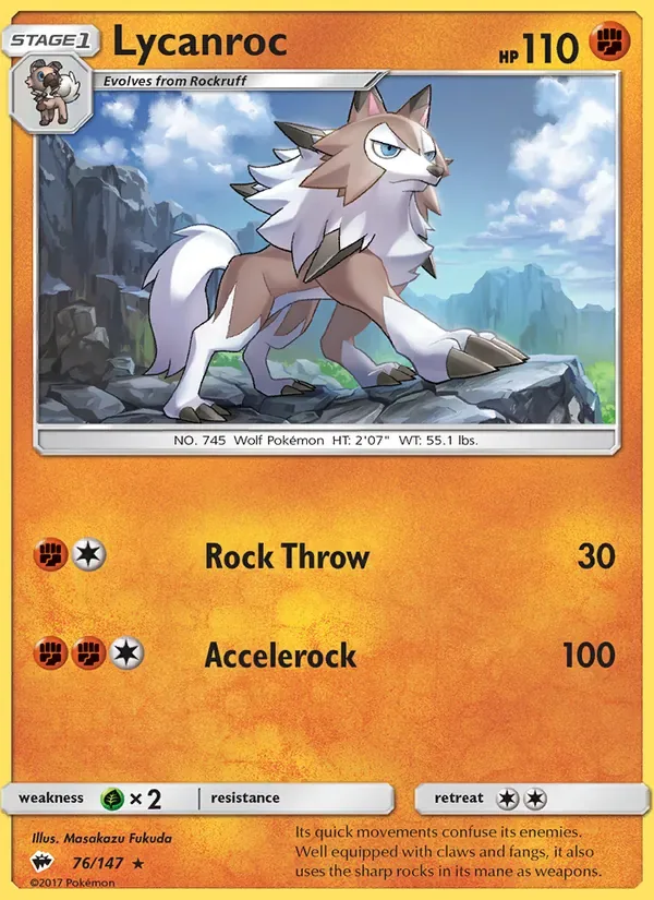 Lycanroc, Burning Shadows