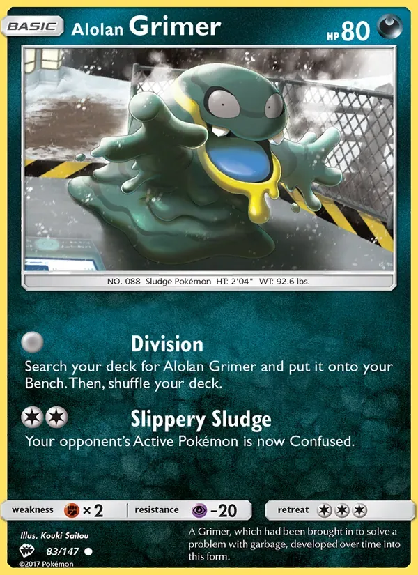 Alolan Grimer, Burning Shadows