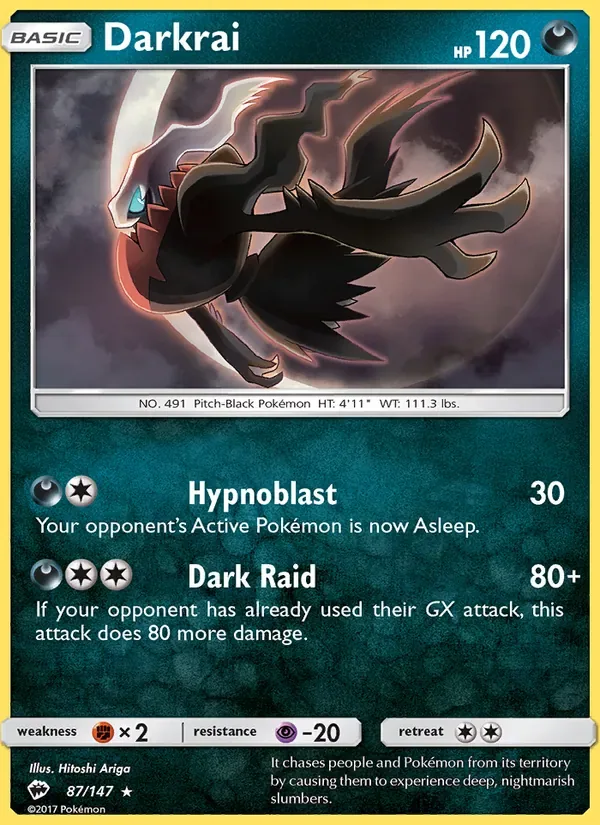 Darkrai, Burning Shadows